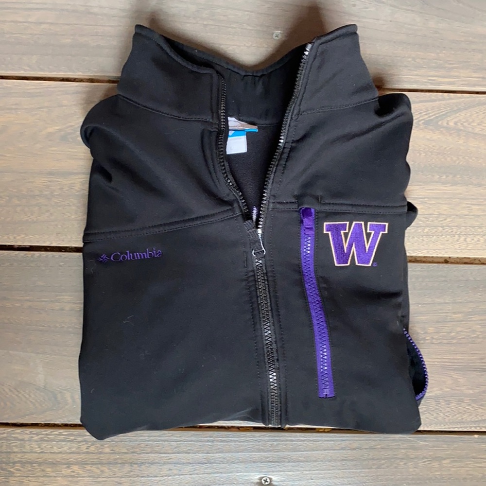 Washington Huskies Soft Shell Columbia Jacket